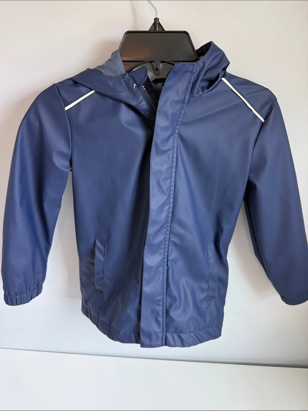 Kid’s Cat & Jack Navy Blue Hooded Rain Jacket